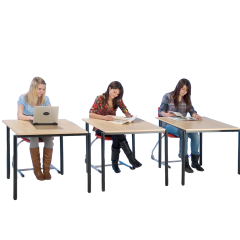 Produktbild Stack o Flex Quadrattisch, h&ouml;henverstellbar & stapelbar ST88-MH14