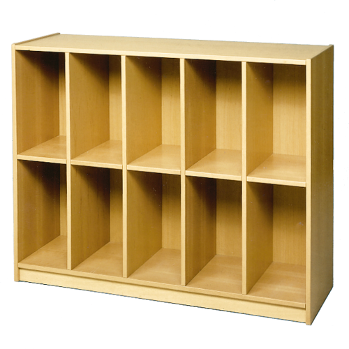 Produkt Bild Offenes Regal mit 10 F&auml;chern & Mittelw&auml;nden KLR 10G