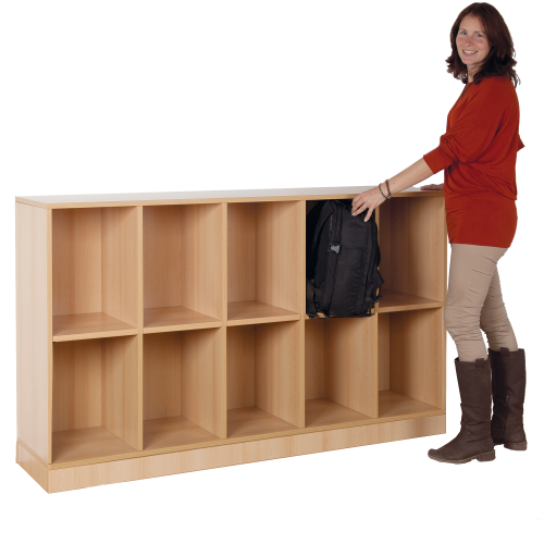 Produkt Bild Offenes Regal mit 10 F&auml;chern & Mittelw&auml;nden 