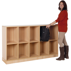 Produktbild Offenes Regal mit 10 F&auml;chern & Mittelw&auml;nden 