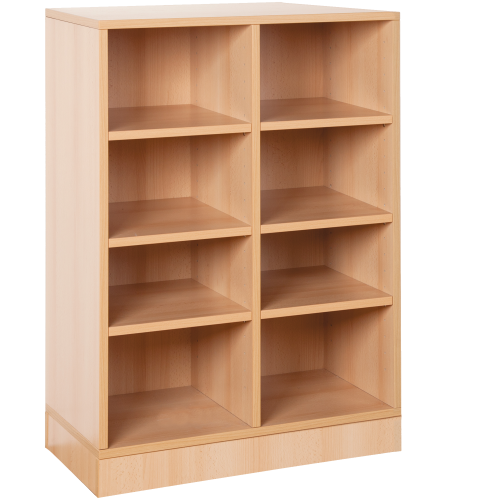 Produkt Bild Offenes Regal mit 8 F&auml;chern & Mittelwand 