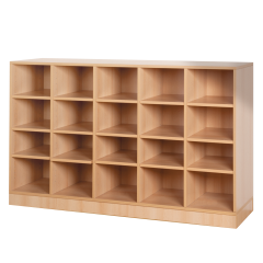 Produktbild Offenes Regal mit 20 F&auml;chern & Mittelw&auml;nden 