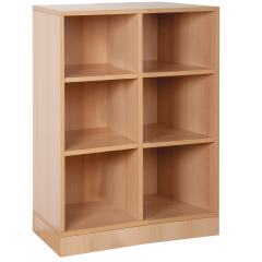 Produktbild Offenes Regal mit 6 F&auml;chern & Mittelwand 