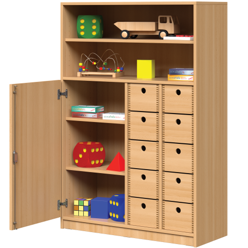 Produkt Bild Werkraumschrank WK 19A, 10 Holzk&auml;sten WK 19A