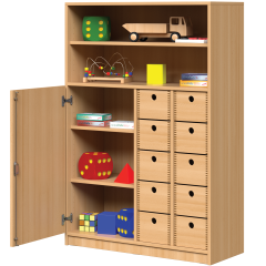 Produktbild Werkraumschrank WK 19A, 10 Holzk&auml;sten WK 19A