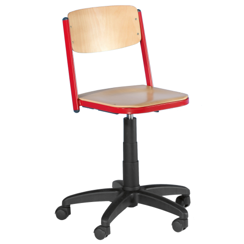 Produkt Bild Drehspindelstuhl mit Polyamid-Fu&szlig;kreuz auf Rollen STUHL 50DR