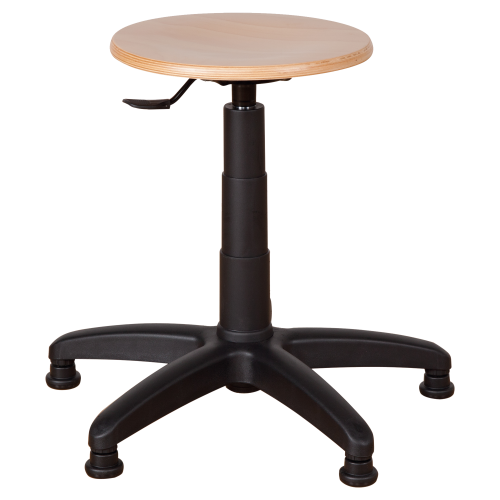 Produkt Bild Drehhocker mit Gaslift auf Fu&szlig;kreuz STUHL 4G