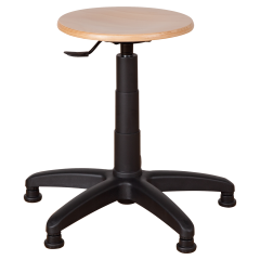 Produktbild Drehhocker mit Gaslift auf Fu&szlig;kreuz STUHL 4G