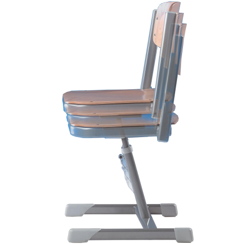 Produkt Bild Aluflexstuhl "Lordo" Schulstuhl h&ouml;henverstellbar 