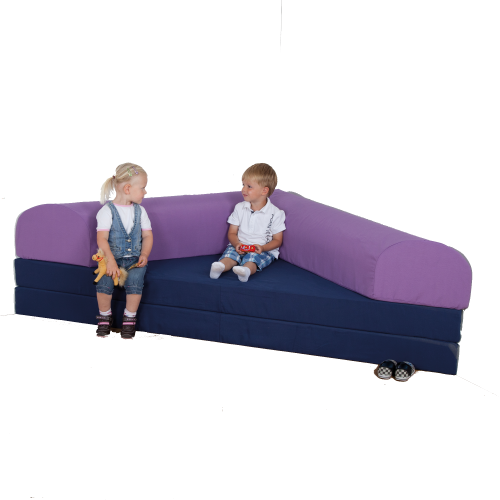 Produkt Bild Dreieckige Kuschelecke 4-teilig, Bezug schwer entflammbar KE37-V6