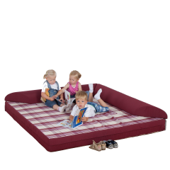 Produktbild Kuschelecke Klappdreieck mit 2 halbrunden Rollen 