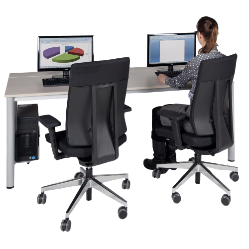 Produkt Bild EDV-Computertisch mit Holzkabelkanal EHR 160-8