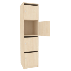 Produktbild Schlie&szlig;fachschrank, 4 abschlie&szlig;bare F&auml;cher & Briefschlitz 