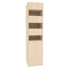 Produktbild Schlie&szlig;fachschrank, 3 offene & 4 abschlie&szlig;bare F&auml;cher 