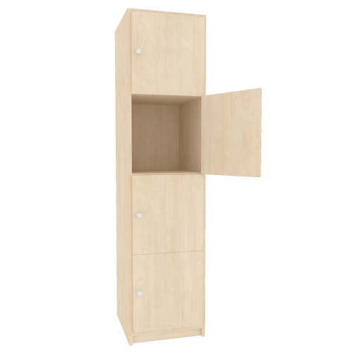 Produkt Bild Schlie&szlig;fachschrank, 4 abschlie&szlig;bare F&auml;cher 