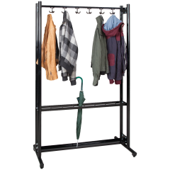 Produktbild Garderobenst&auml;nder mit Dreifachhaken und Schirmst&auml;nder mit integrierter Abtropfwanne 