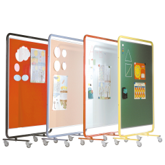 Produktbild Coronaschutzwand, Trennwand mit Kletten&uuml;berzug, Serie DMT K2 DMT K2