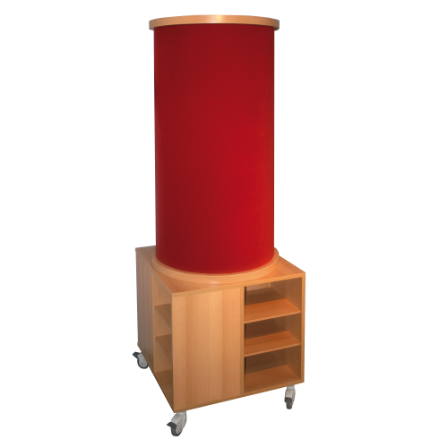 Produkt Bild Stoff-Litfasss&auml;ule mit Unterschrank KSLS-S