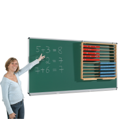 Produktbild Wandtafel aus Stahl, Serie ST, gr&uuml;n 