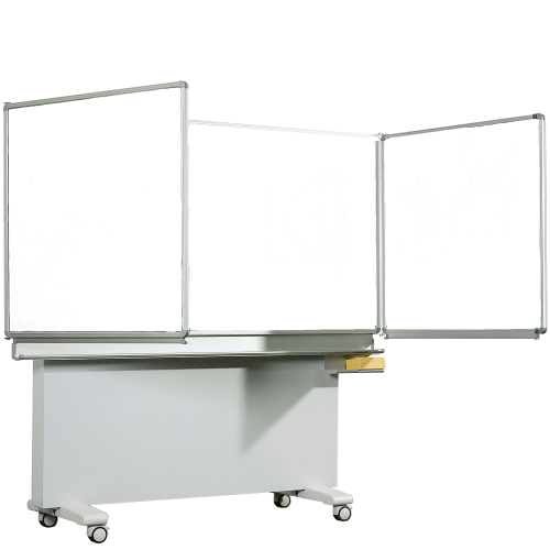 Produkt Bild Whiteboard Klappschiebetafel aus Premium Stahlemaille, Serie ME, wei&szlig; M102EW