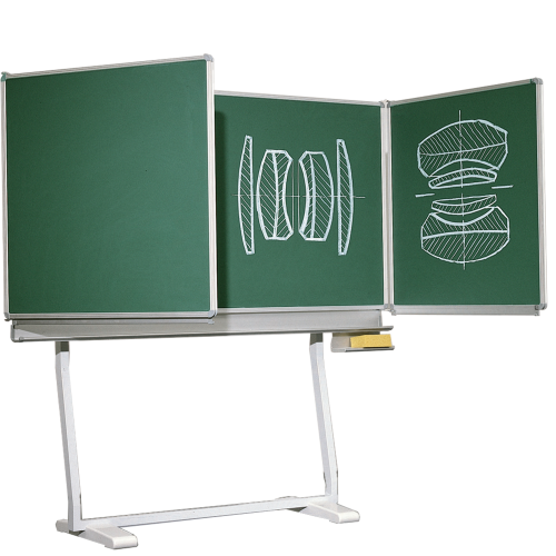 Produkt Bild Freistehende Klapptafel aus Stahl, Serie KLST, gr&uuml;n 