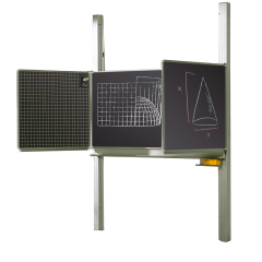 Productimage Schultafel Pylonentafel aus Premium Stahlemaille, Serie PYKL Stahlemaille