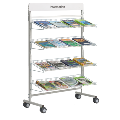 Produktbild Prospektregal mit Ablagen, verzinkt LR 15EN