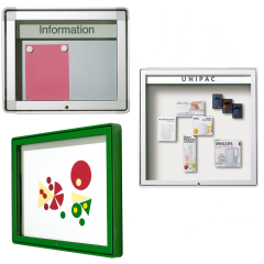 Produktbild Vitrine W7 mit Klappt&uuml;r zur Wandmontage 