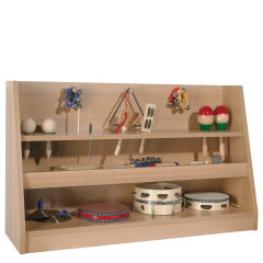 Produktbild Musikregal mit zwei festen B&ouml;den MRW