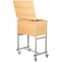 Produkt Bild Klassenbuchwagen zur Unterbringung von Klassenb&uuml;chern DIN A4, Serie KLW, fahrbar KLW 2-16