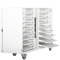 Produktbild Notebookwagen mit 16 F&auml;chern Teleskopauszug, fahrbar LTL 18Z-50