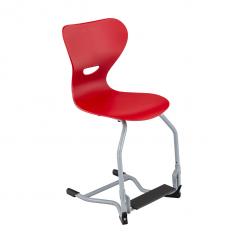 Produktbild Fu&szlig;rastenstuhl, Sch&uuml;lerstuhl mit Kunststoffschale, Sitzh&ouml;he 51 cm 