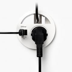 Produktbild Einbaumodul Schuko / USB f&uuml;r Tischplatteneinbau 