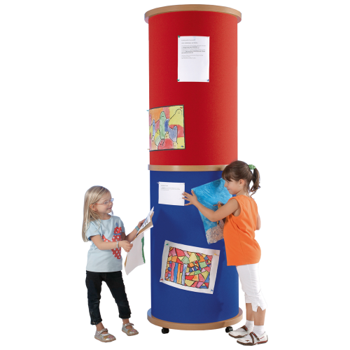 Produkt Bild Mobile Litfa&szlig;s&auml;ule mit hochwertigem Stoffbezug 