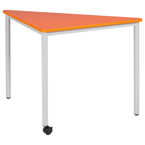 Produkt Bild Pythagoras Dreiecktisch fahrbar mit Vollkern Tischplatte "Powersurf" 