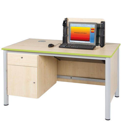 Produkt Bild Lehrer Computertisch, abschlie&szlig;bar EBR48SCH-L76