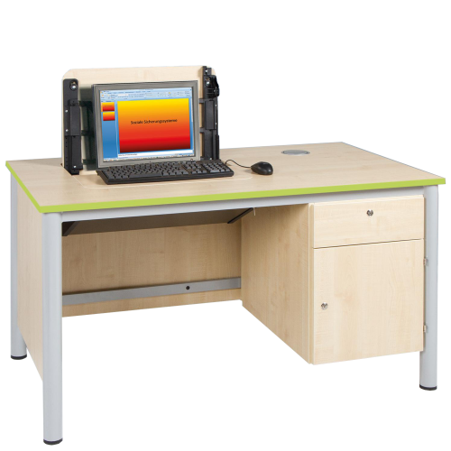 Produkt Bild Lehrer Computertisch, abschlie&szlig;bar EBR48SCH-R72