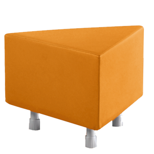 Produkt Bild Sitzelement Dreieck aus der Sofaserie Wellness-Oase, Bezug Stoff oder Kunstleder MDM7-V4