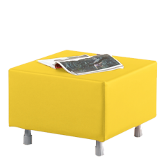 Produktbild Sitzelement Quadrat aus der Sofaserie Wellness-Oase, Bezug Stoff oder Kunstleder 