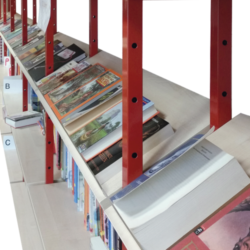 Produkt Bild Schr&auml;gablage mit Tragrahmen f&uuml;r B&uuml;cherregal BR E BRE-SA