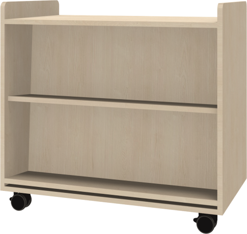 Produkt Bild B&uuml;cherwagen doppelseitig, fahrbar 