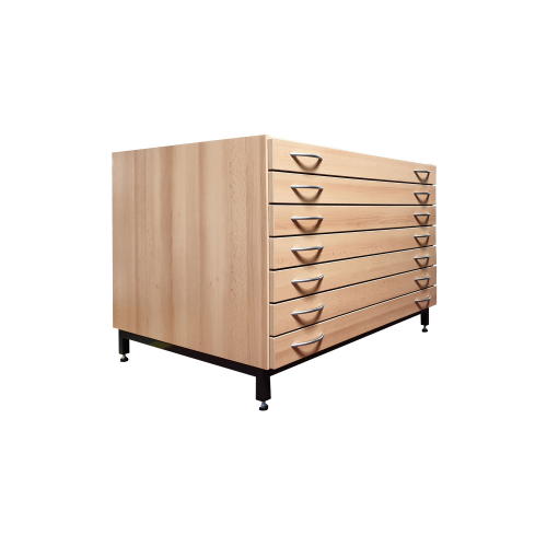 Produkt Bild Bildertruhe mit Untergestell und 7 Z&uuml;ge B 2