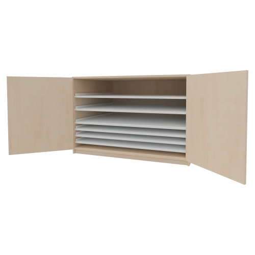 Produkt Bild Bildertruhe mit 6 Auszugb&ouml;den B 4