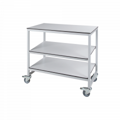 Produktbild Vorbereitungswagen fahrbar mit 3 Ablageb&ouml;den VW 30-3