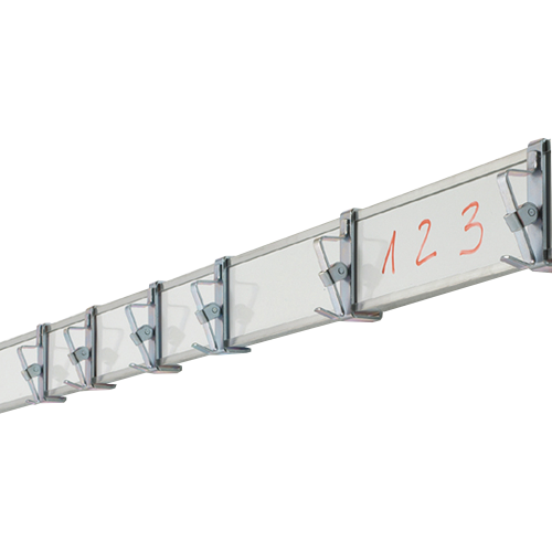 Produkt Bild Bilderklemmleiste Stahl wei&szlig; 