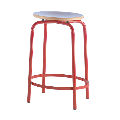 Produkt Bild Vierfu&szlig;-Hocker mit umlaufender Fu&szlig;raste 