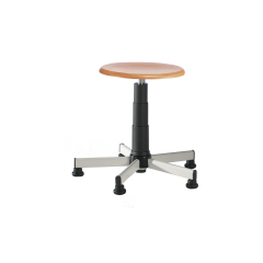 Produktbild Drehspindelhocker mit Stahlfu&szlig;kreuz STUHL 4S