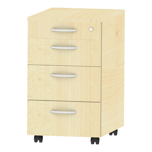 Produkt Bild Rollcontainer fahrbar mit Zentralverriegelung CBC2344