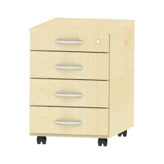 Produktbild Rollcontainer fahrbar mit Zentralverriegelung CUC2223