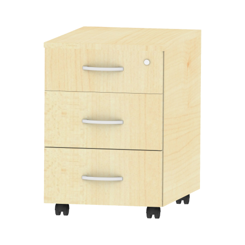 Produkt Bild Rollcontainer fahrbar mit Zentralverriegelung CUC344